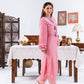 Pink Long Shirt Kurta And Pants