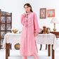 Pink Long Shirt Kurta And Pants