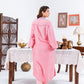 Pink Long Shirt Kurta And Pants