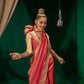 Hot Pink Saree And Blouse