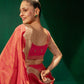Hot Pink Saree And Blouse