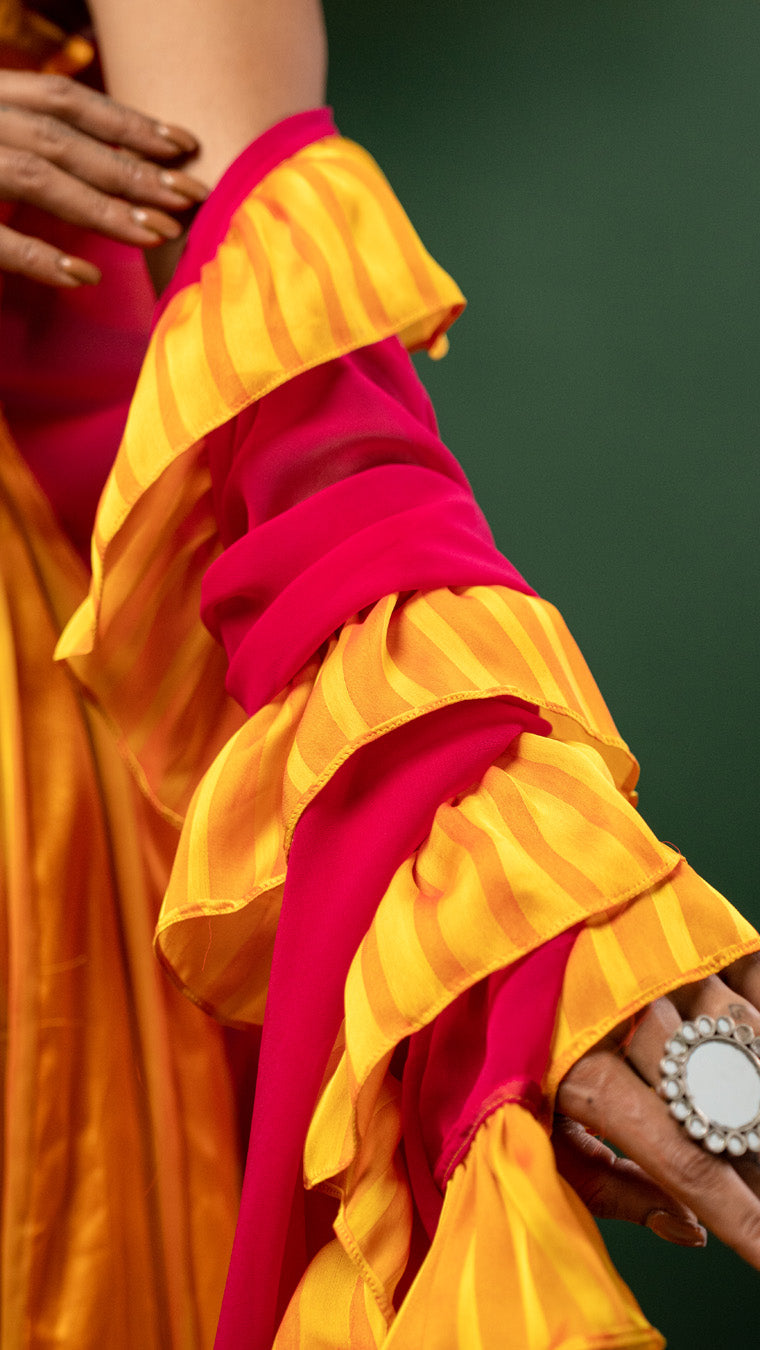 Merry go around Anarkali set