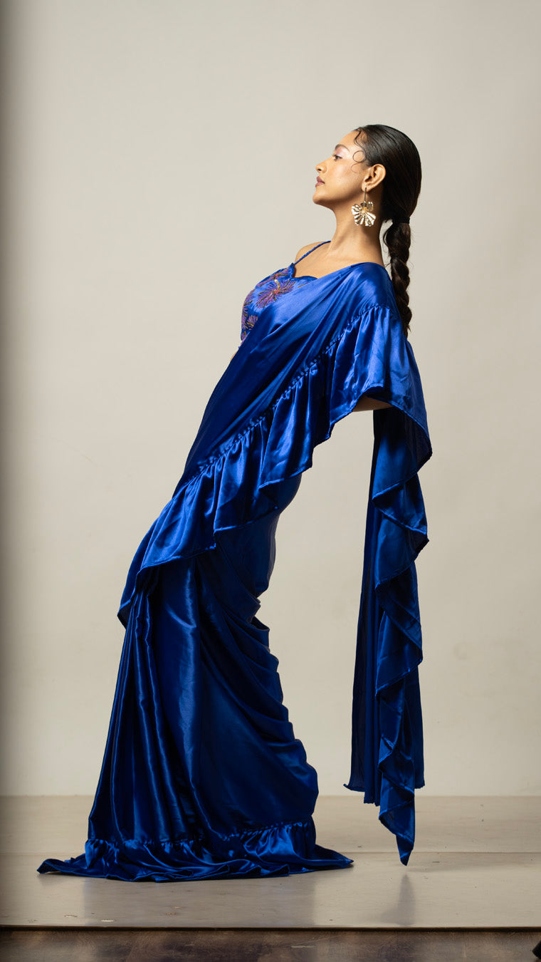 Tara sitara saree set (pre - draped saree)