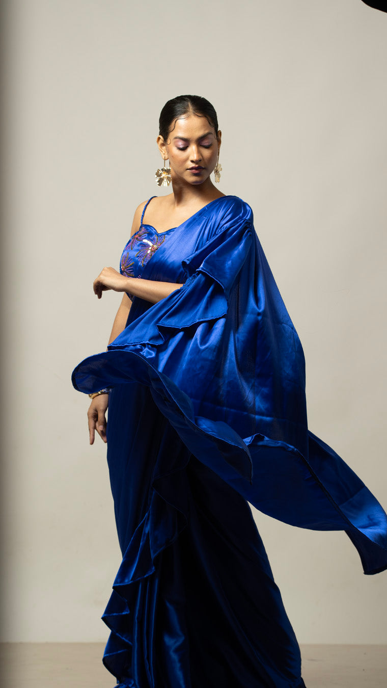 Tara sitara saree set (pre - draped saree)