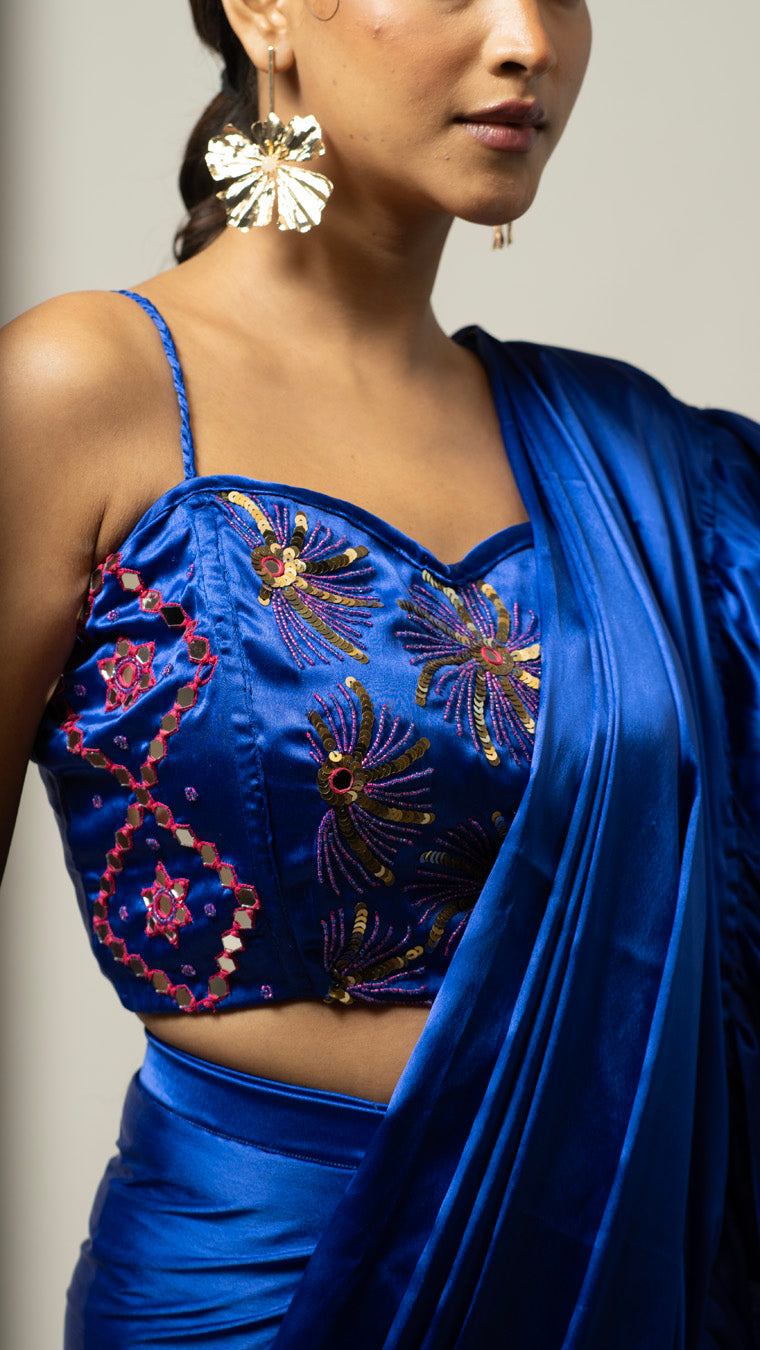 Tara sitara saree set (pre - draped saree)