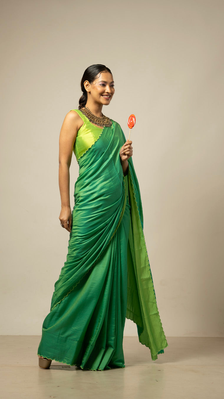 Mango Bite saree set