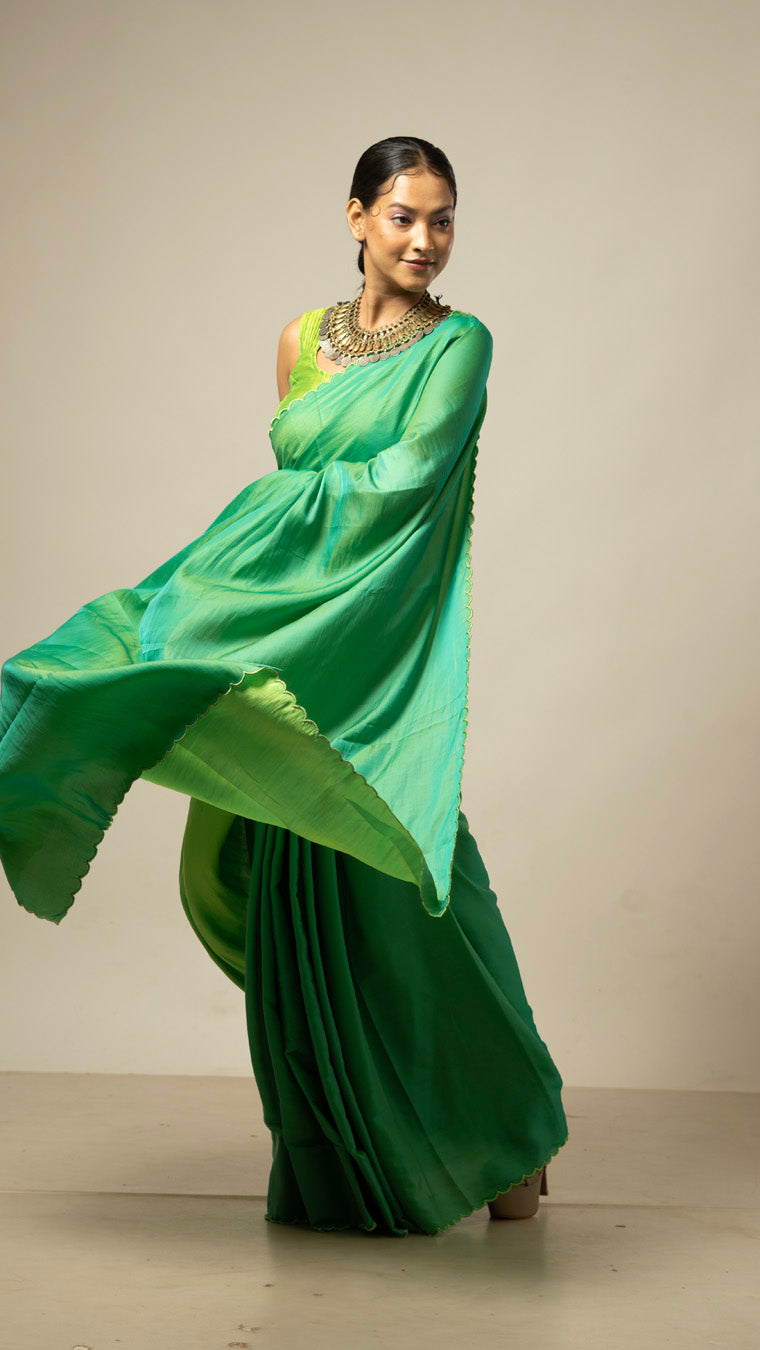 Mango Bite saree set