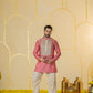 Pink Patch Short kurta set