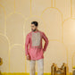 Pink Patch Short kurta set