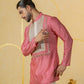 Pink Patch Short kurta set