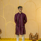 Panelled Long kurta set