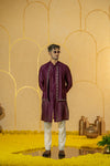 Panelled Long kurta set