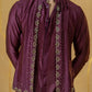 Panelled Long kurta set