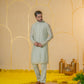 Powder Blue Long kurta set