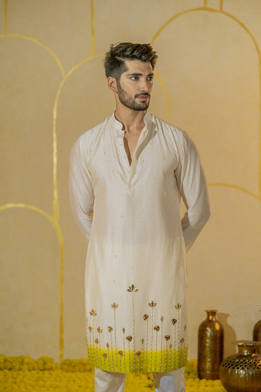 Ivory Garden Long kurta set