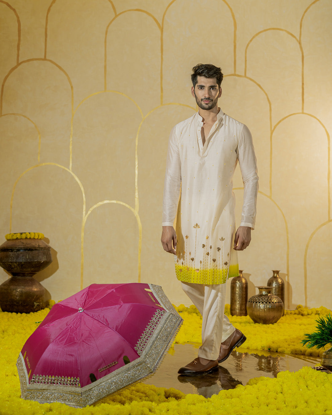 Ivory Garden Long kurta set