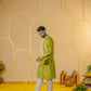 Green Patch Long kurta set