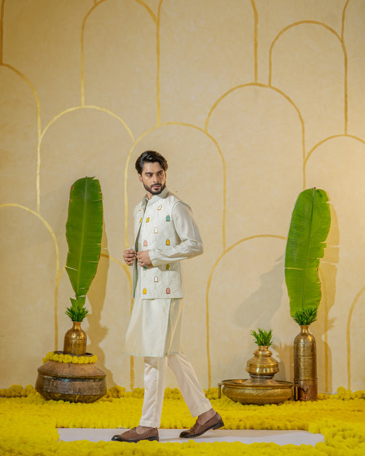 Mint Mist long kurta set