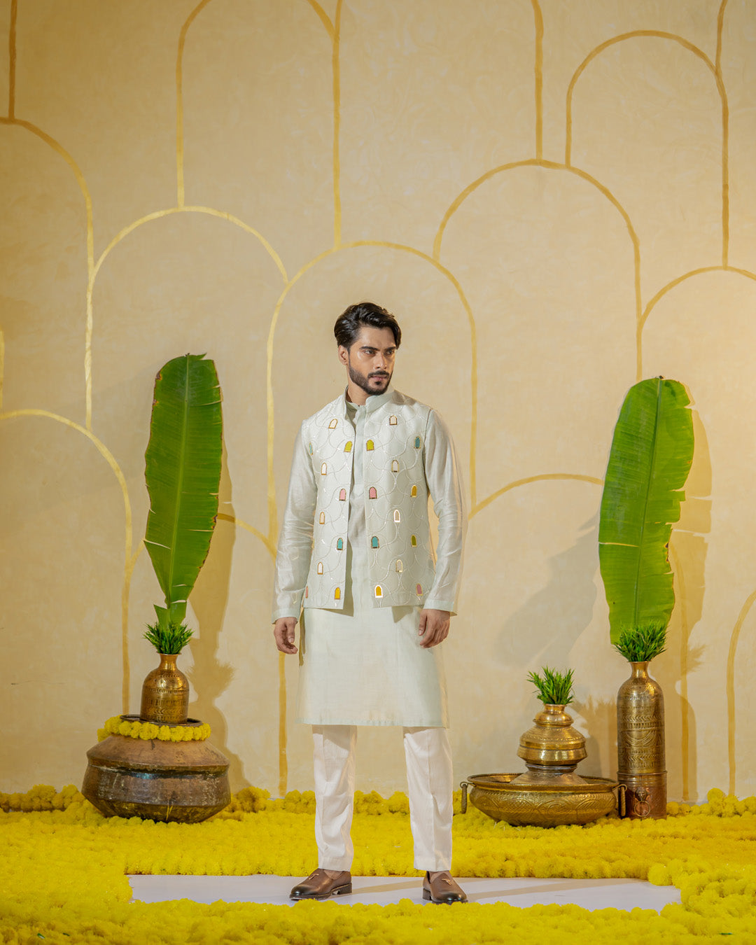 Mint Mist long kurta set
