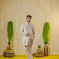 Dusty Ivory kurta set