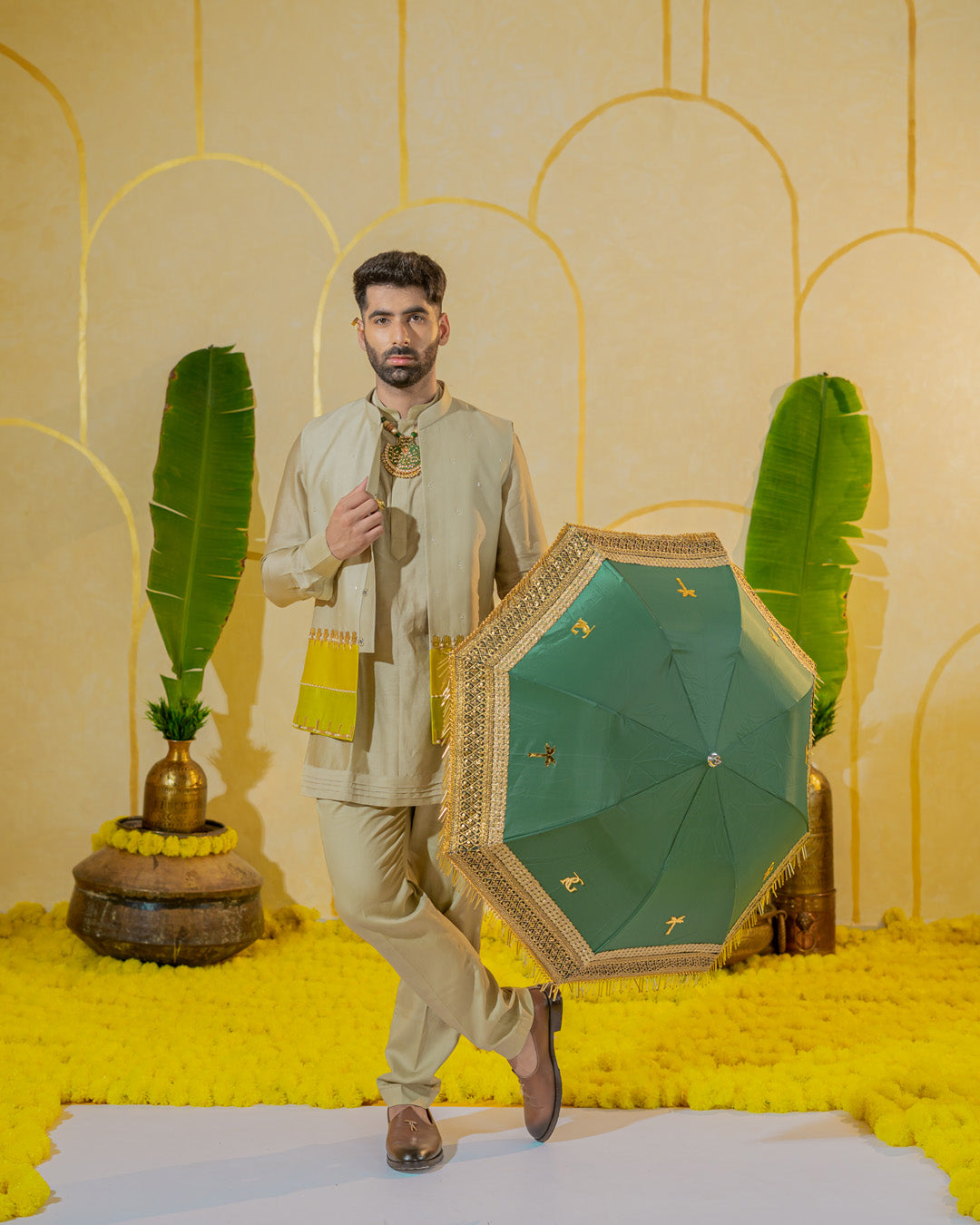 Colorblock Hamsa Bundi