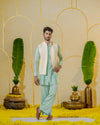Hot Mint kurta-parallel pant set