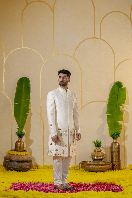 Ivory Shaadi Sherwani