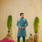 Blue Dhinchak Sherwani