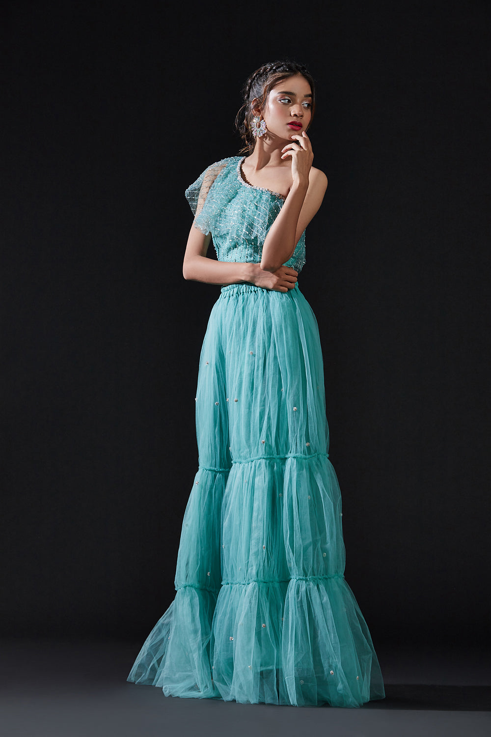 Miley Sharara Dress Set