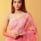 Pink Glitzy Cocktail Saree