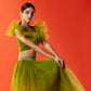 Olive Lehenga Set