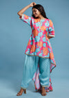 Floral Asymetric Kurta and Salwar set