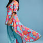 Floral Asymetric Kurta and Salwar set