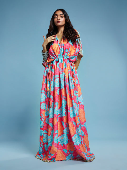 Floral printed Kaftan