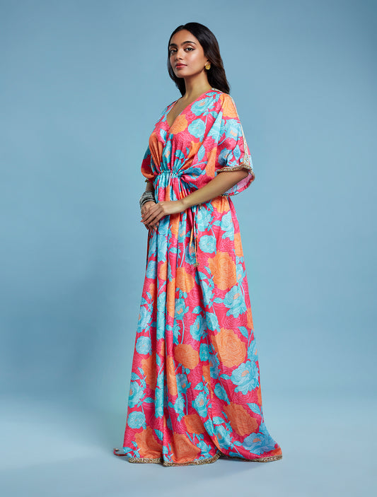 Floral printed Kaftan