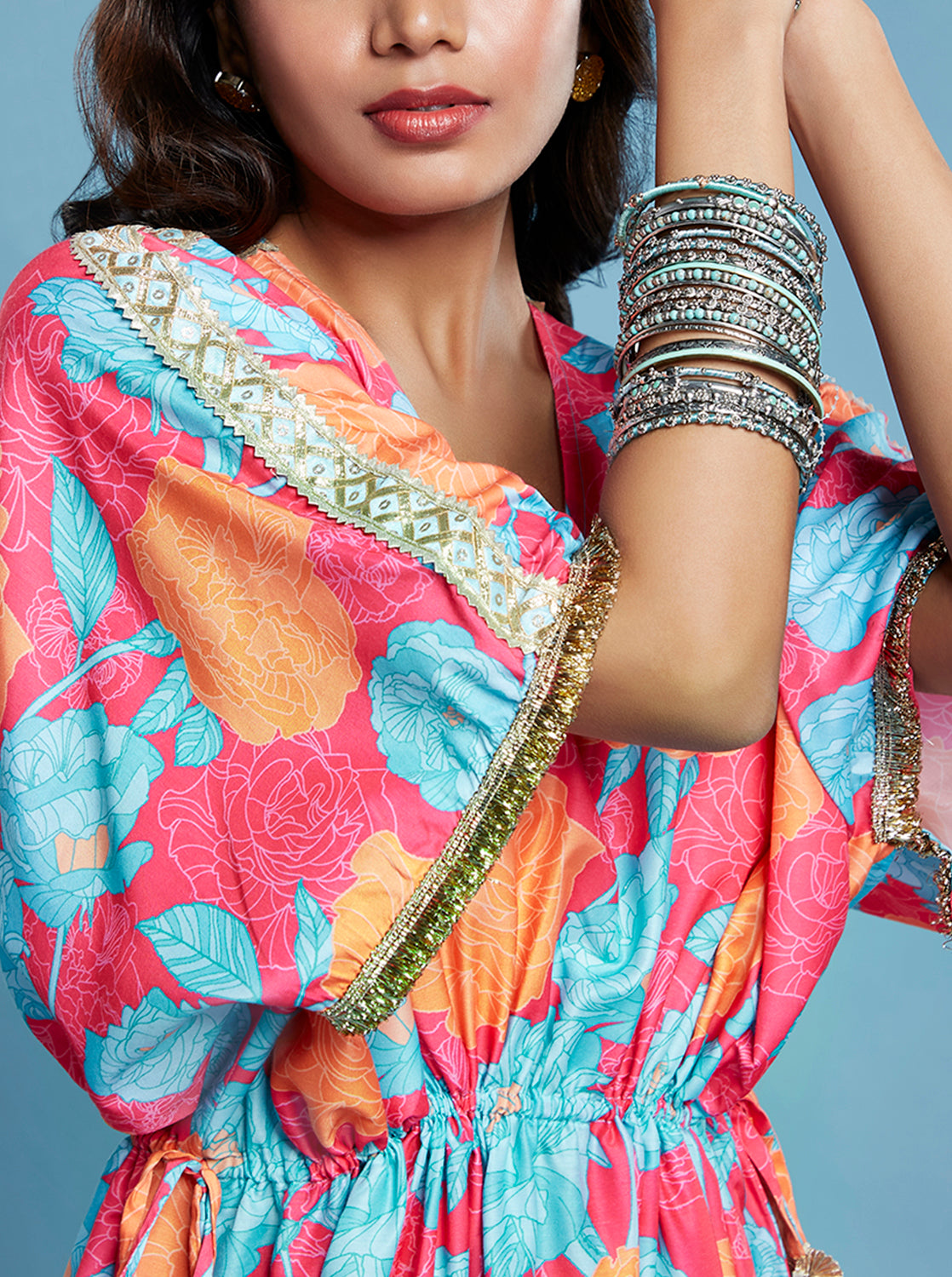 Floral printed Kaftan