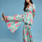 Floral Peplum printed Set