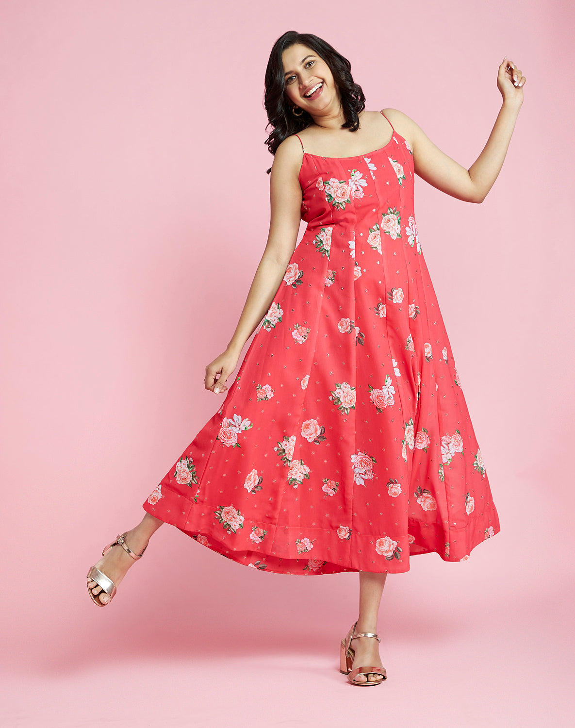 Mom Rose Kurta Dress