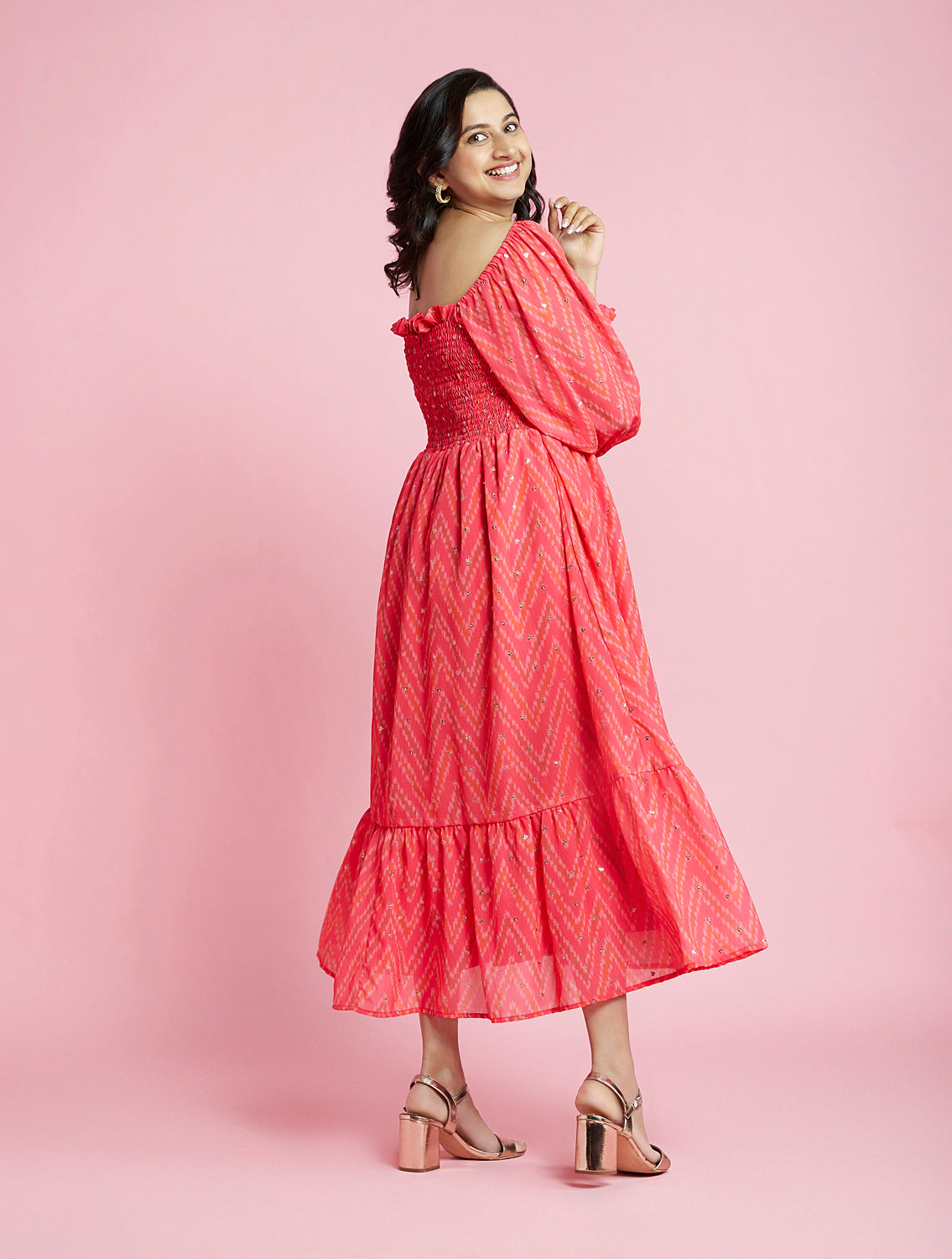 Mom Chevron Dress Kurta