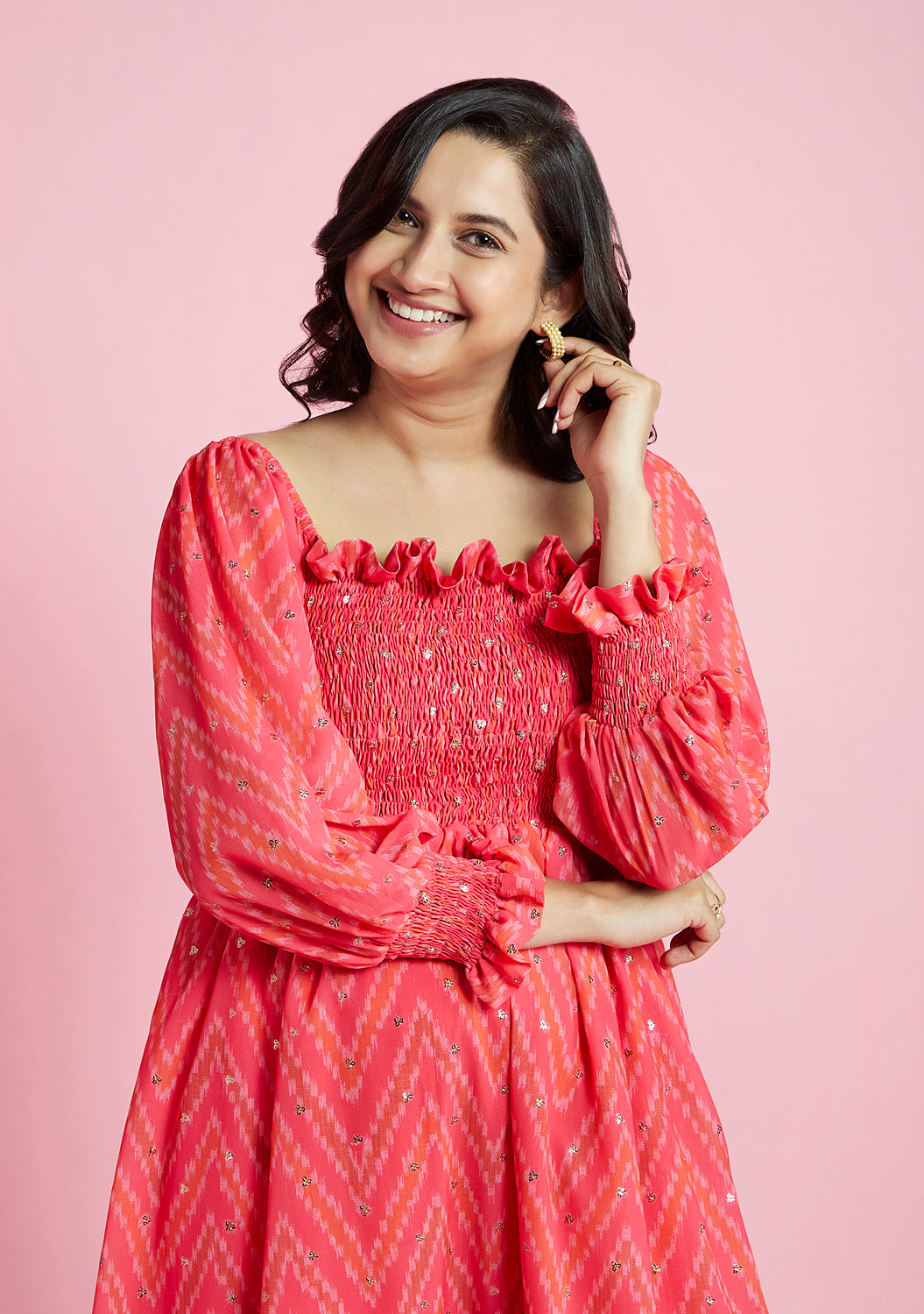 Mom Chevron Dress Kurta