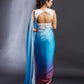 Purple & Blush Ombre Saree