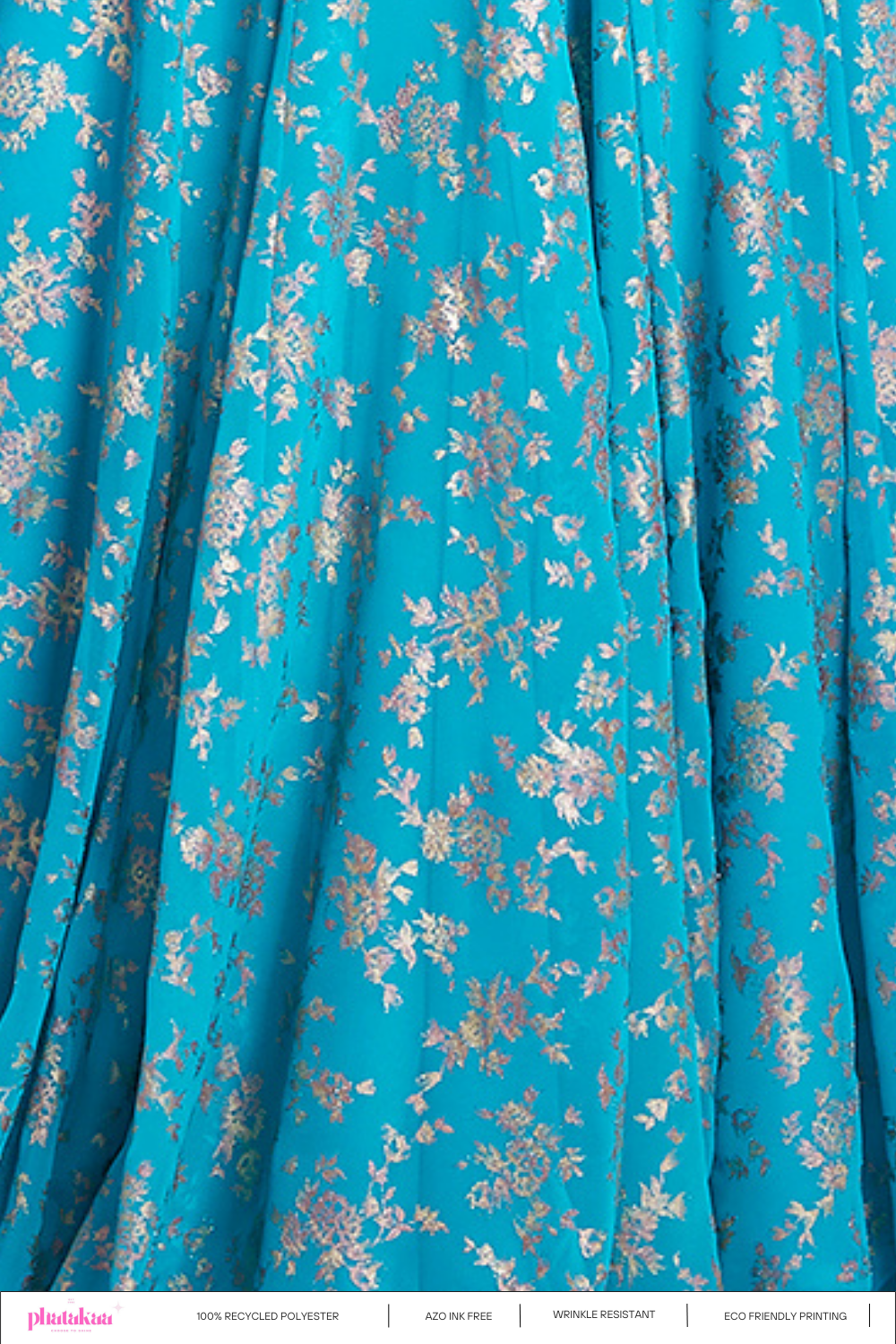 Turquoise  Backless Lehenga Set