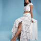 White Offshoulder Lehenga Set