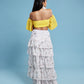 Yellow Offshoulder Lehenga Set