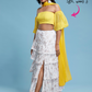 Yellow Offshoulder Lehenga Set