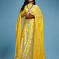 Yellow  Corset Lehenga Set