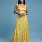 Yellow  Corset Lehenga Set