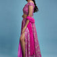 Purple Offshoulder Lehenga Set