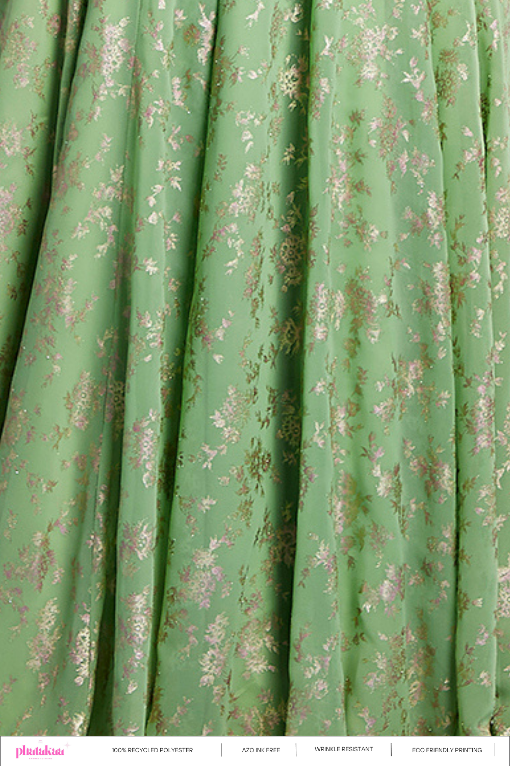 Lime Barfi Front tieup Lehenga Set