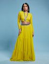 Lime Lehenga Set